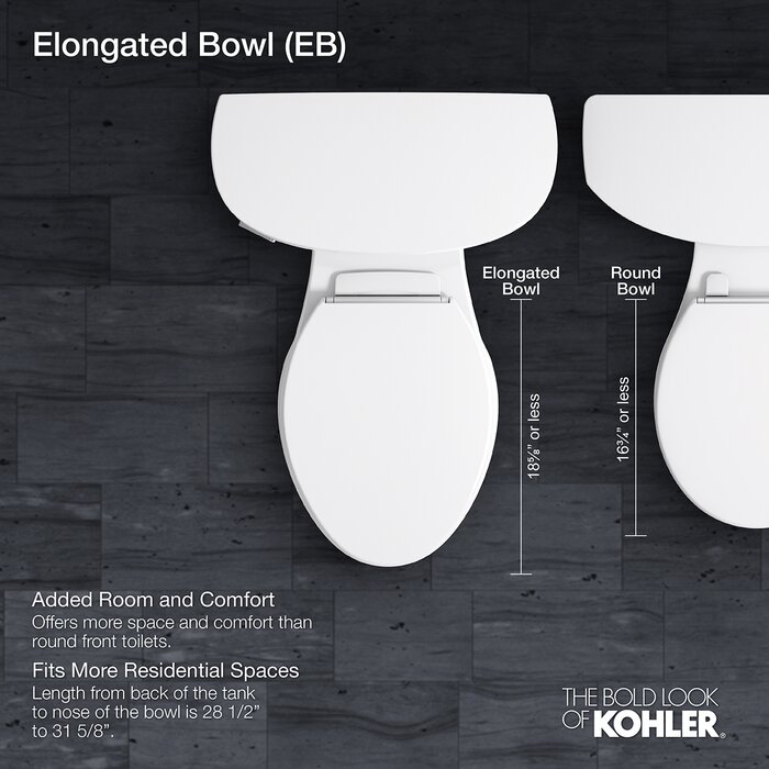 K 3948 07 Kohler Wellworth® 128 Gpf Water Efficient Elongated Two